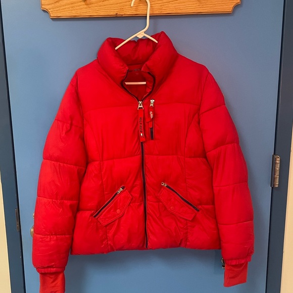 Tommy Hilfiger lightweight puffer jacket in red Size XL - Picture 1 of 8